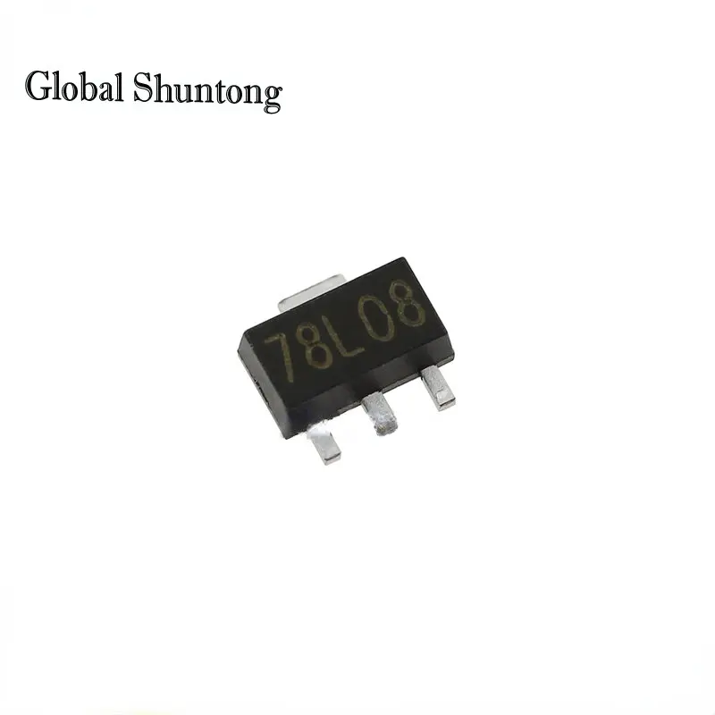 

20pcs 78L08 SOT-89 Brand New SMT Three Terminal Stabilized Transistor