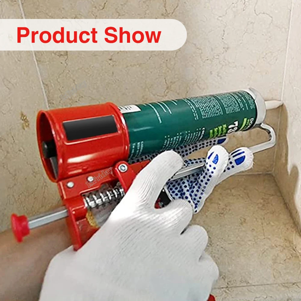 Portable Caulking Filling Tool Al Alloy Manual Caulking Gun Glass Glue Sprayer Professional Sealant Tool for Home caulking tools,caulking gun,sealant tool kit
