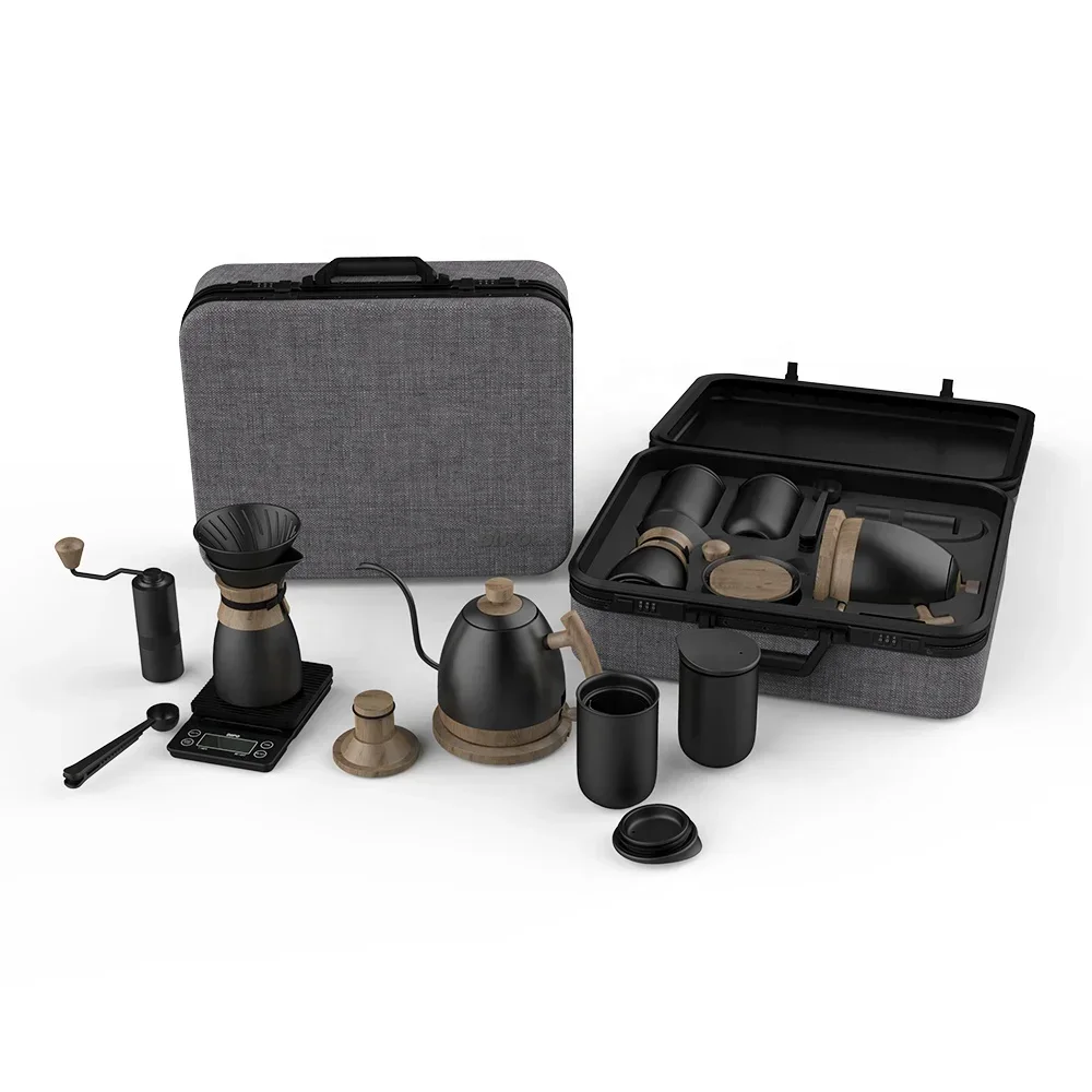 

coffee pour over drip set coffee table sets electric kettle with luxury bag