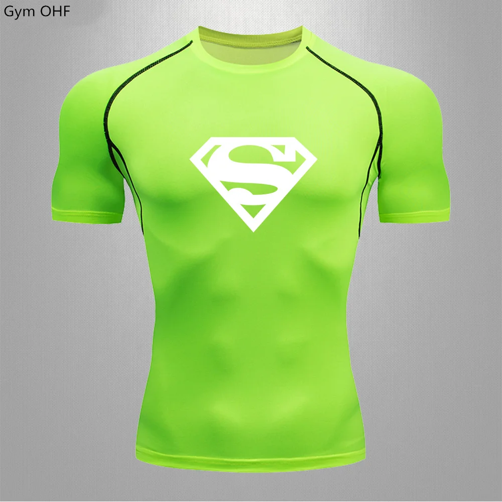 남성용 스포츠 티셔츠, 팬티 스타킹 탑, 긴 소매 빠른 건조, 통기성 복싱, Jujitsu Camping Mma Rashguard