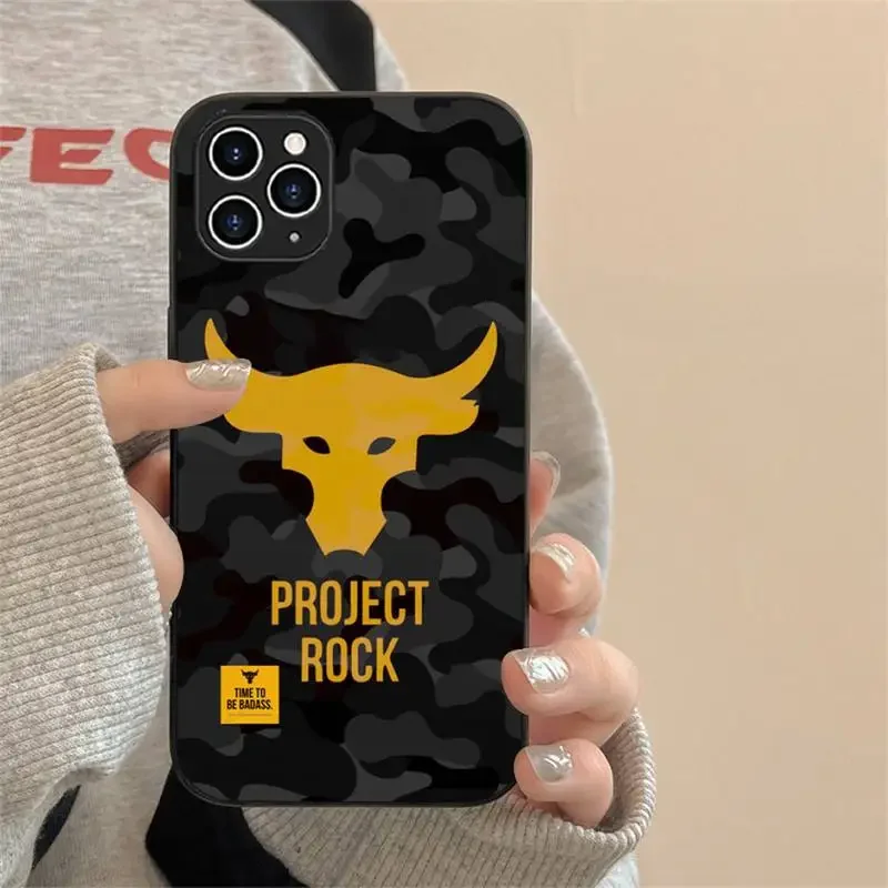 Coque de téléphone Project-Rock pour Iphone Plus X Xr Xs 11 12
