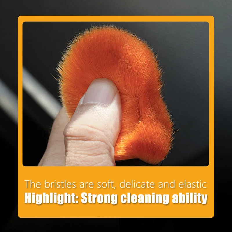 Air Conditioner Cleaning Brush Automotive Interior Cleaning Soft Brush Dust Removal Cleaning Tool For New Peugeot 206 208 207 3008 308 2008 107 508 607 106 307