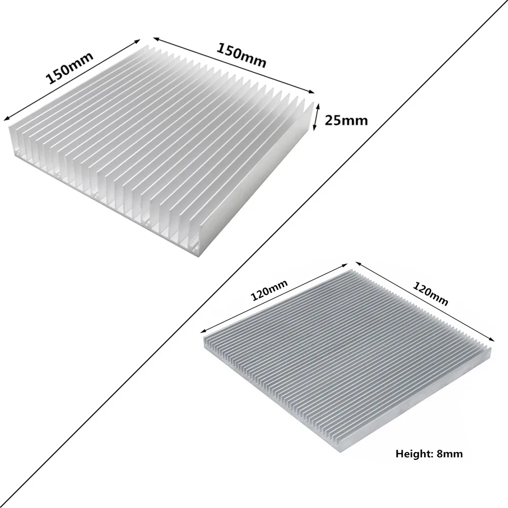Aluminum Heatsink Radiator Heat Sink Cooler for LED Electronic Chip Cooling heat dissipation aluminum heatsink radiator