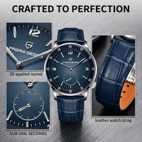 Montre mécanique de mode pour homme V2 PAGANI DESIGN PD-1790, nouvelle montre automatique pour homme de 42 mm, verre saphir, étanche 10 bars 3