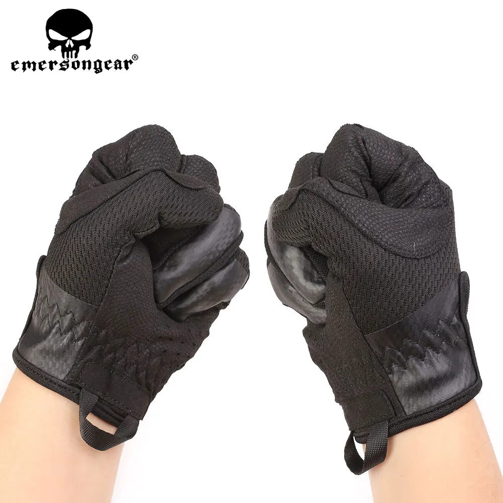 Emersongear Light Tactical Full Finger Men Gloves Touch Screen Airsoft Outdoor Climbing Riding Combat Breathable Gloves