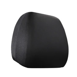 Premium Universal Car Seat Headrest Covers - Durable Cloth Automotive Accessories (Black)