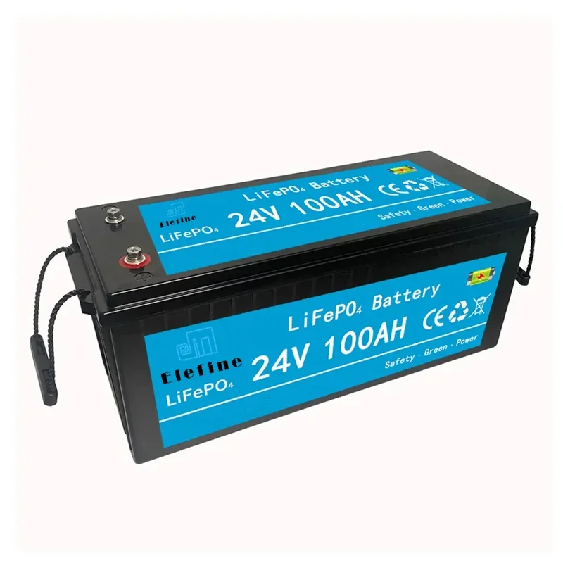

Wholesale OEM Cheap Price 24V 100Ah LifePO4 Battery Pack Rechargeable Phosphate Lithium Ion Battery Factory