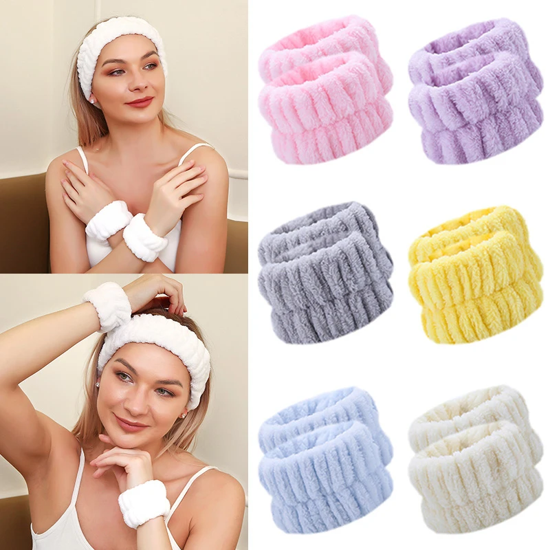 

Your Arms Soft to Touch for Yoga Running Face Wash Wristbands for Washing Face Spa Wrist Washband Microfiber Absorbent