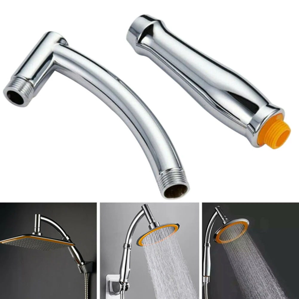 

ABS Dual Purpose Shower Handheld Shower Head Pole Handheld Dual Section Handlever Extension Extra Pipe Bath Shower Rain Arm Kit