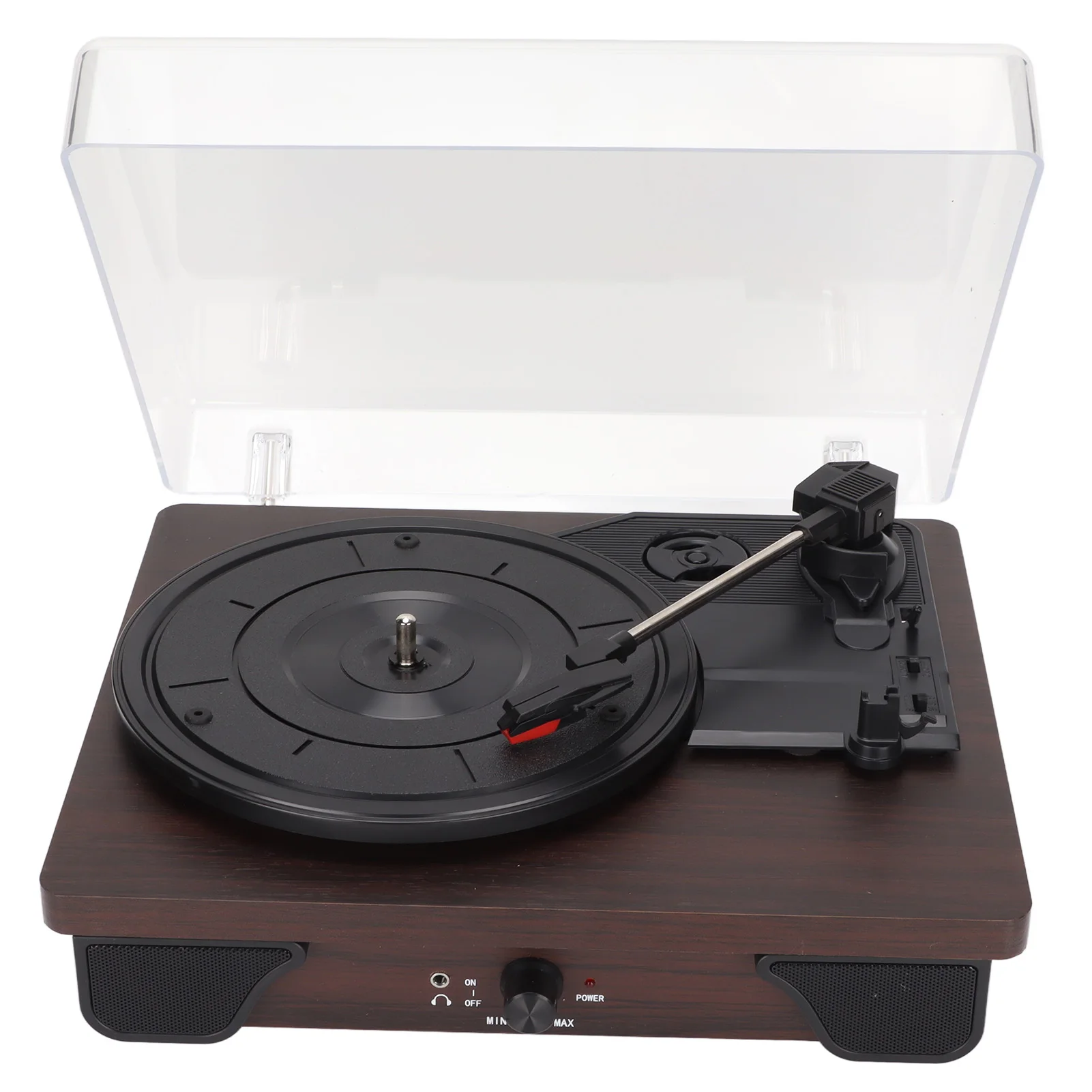 Retro Vinyl player Turntable Record player Built-in Speakers Vintage Gramophone 3-Speed Dust Proof Phonograph