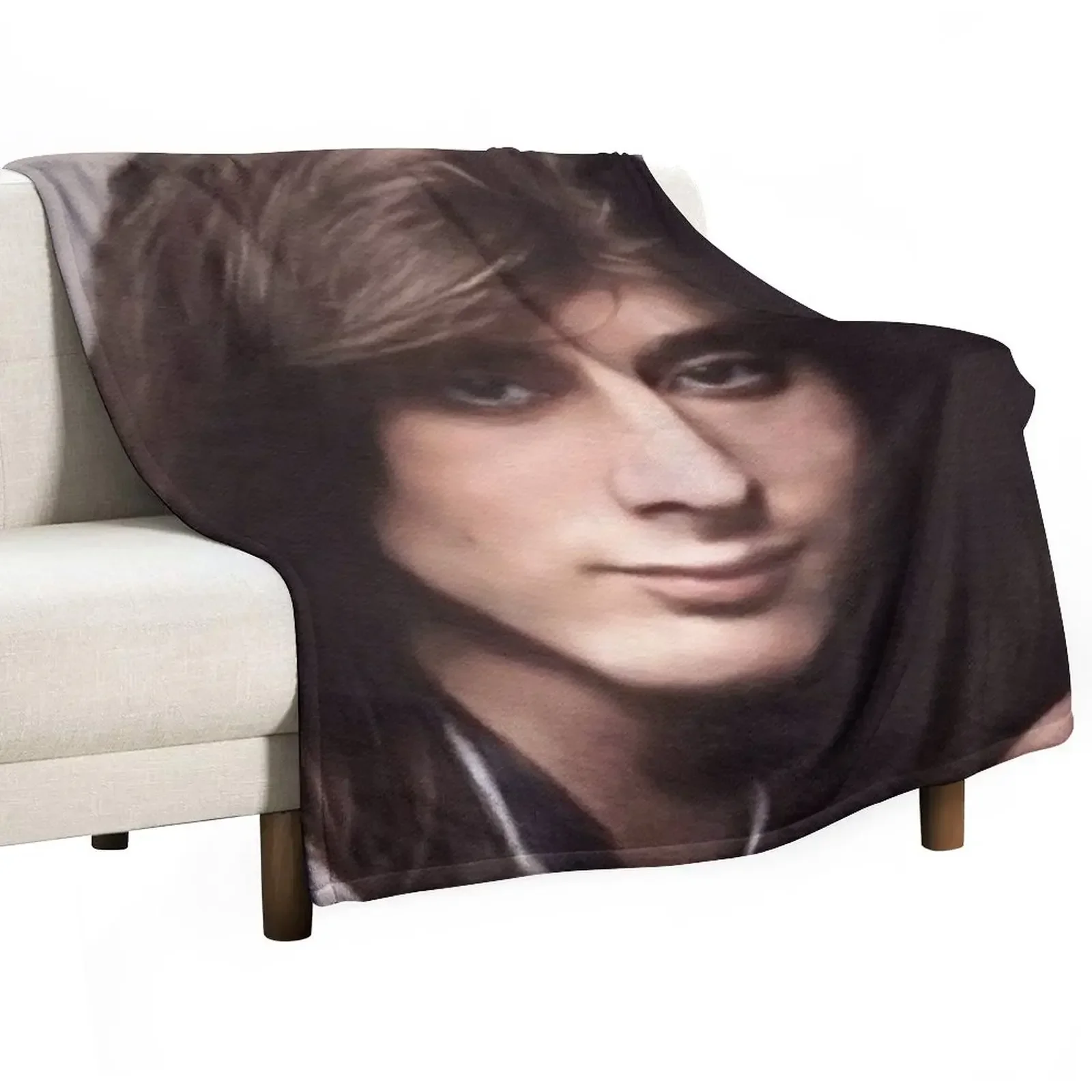

Steve Perry, Music Star Throw Blanket Bed linens Soft Plush Plaid Blankets