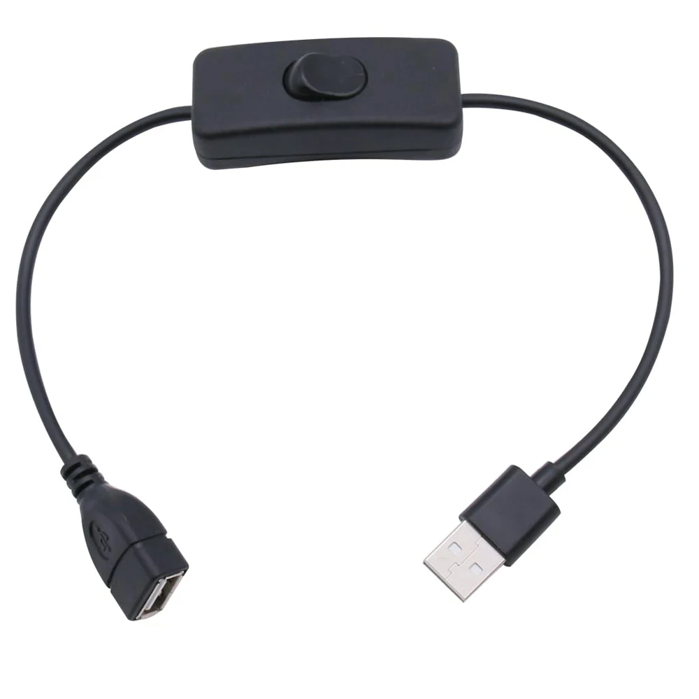 Toggle Switch USB Cable with Switch ON/OFF Cable Extension Toggle for USB LED String Gadget Power Supply Device Tools