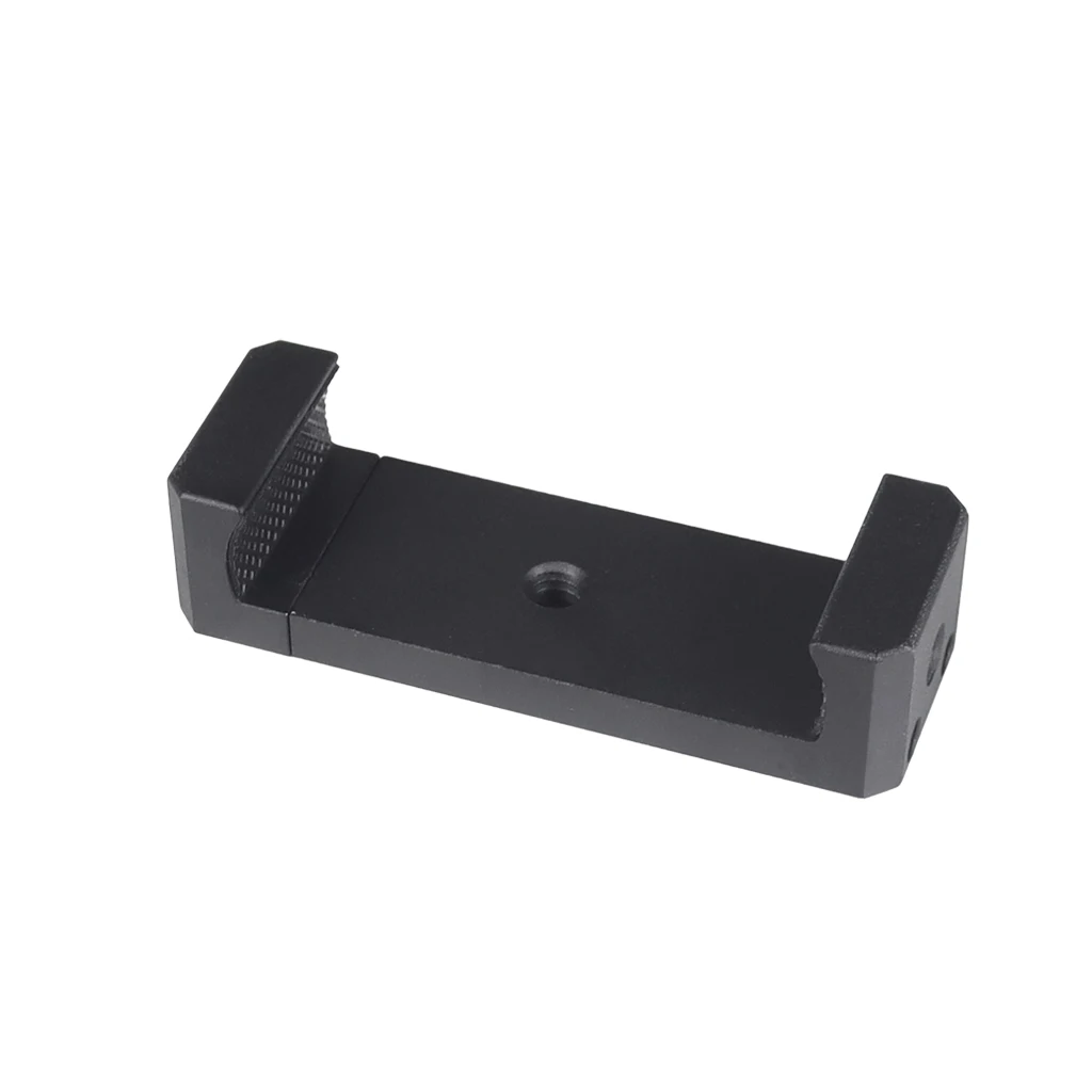 FEICHAO Aluminum Alloy Mobile Phone Tripod Clip Phone Holder Stand Stabilizer Clamp Holder With Hot Shoe for Tripod Smartphone