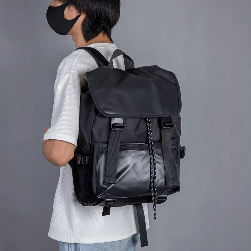 Trendy College Men's Backpack Ins Commuter Business Bag Casual Laptop Bag