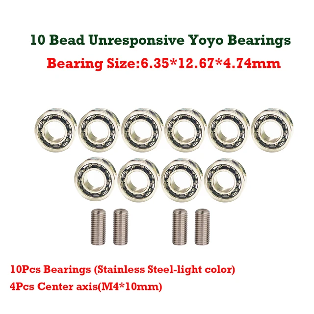 Yoyo Bearing 10Pcs/Bag UR188 R188 Responsive Unresponsive Bearings for