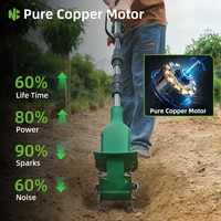 Nouvelle débroussailleuse électrique NewBeny 1600W, motoculteur de jardin, rotoculteur, outil de tonte pour batterie Makita 21V 4