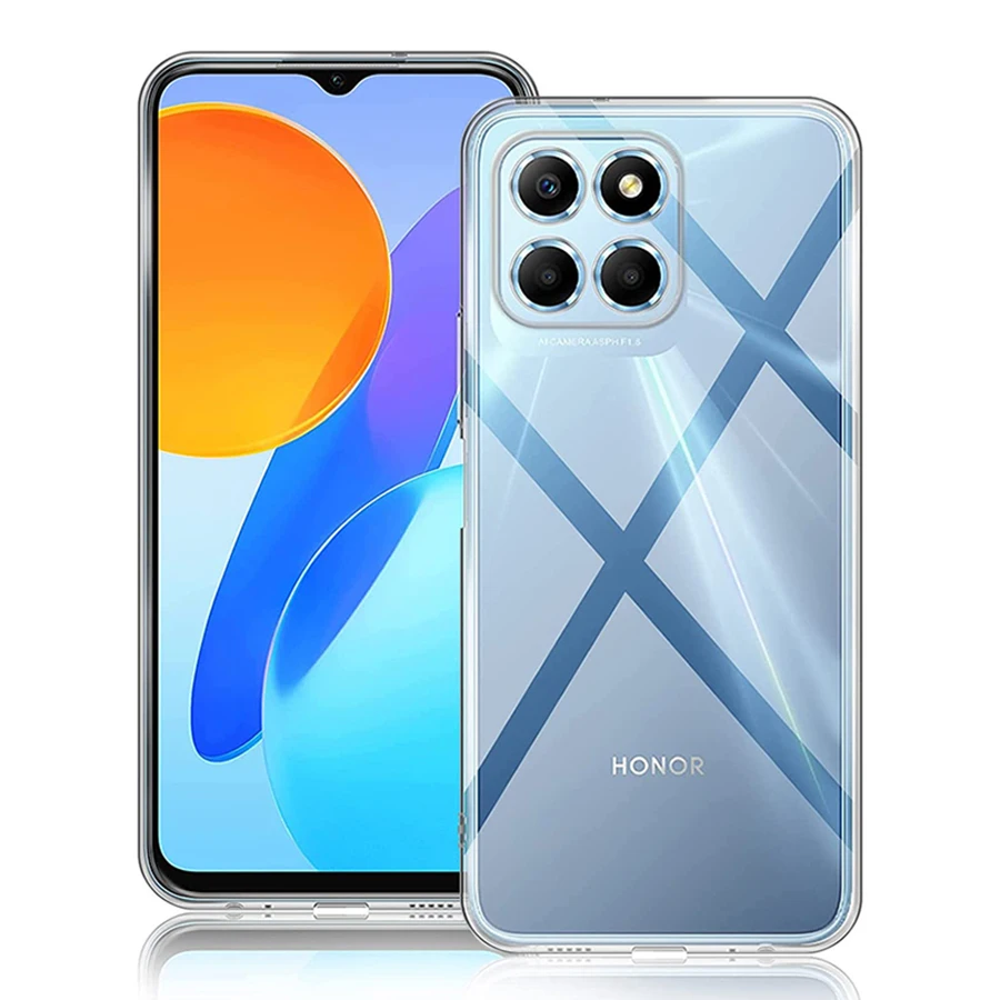 Coque de t l phone transparente ultra mince en silicone souple TPU tui 