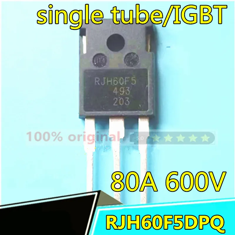 

5pcs imported field effect tube 80A600V RJH60F5DPQ RJH60F5 TO-247 IGBT