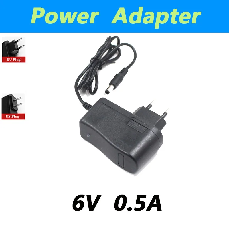 Laimaieco 6V 500Ma Dc4.0-1.7Mm Caricatore Adattatore Di Alimentazione Per Omron I-C10 M4-I M2 M3 M5-I M7 M10 M6 M6W Monitor Della Pressione Sanguigna