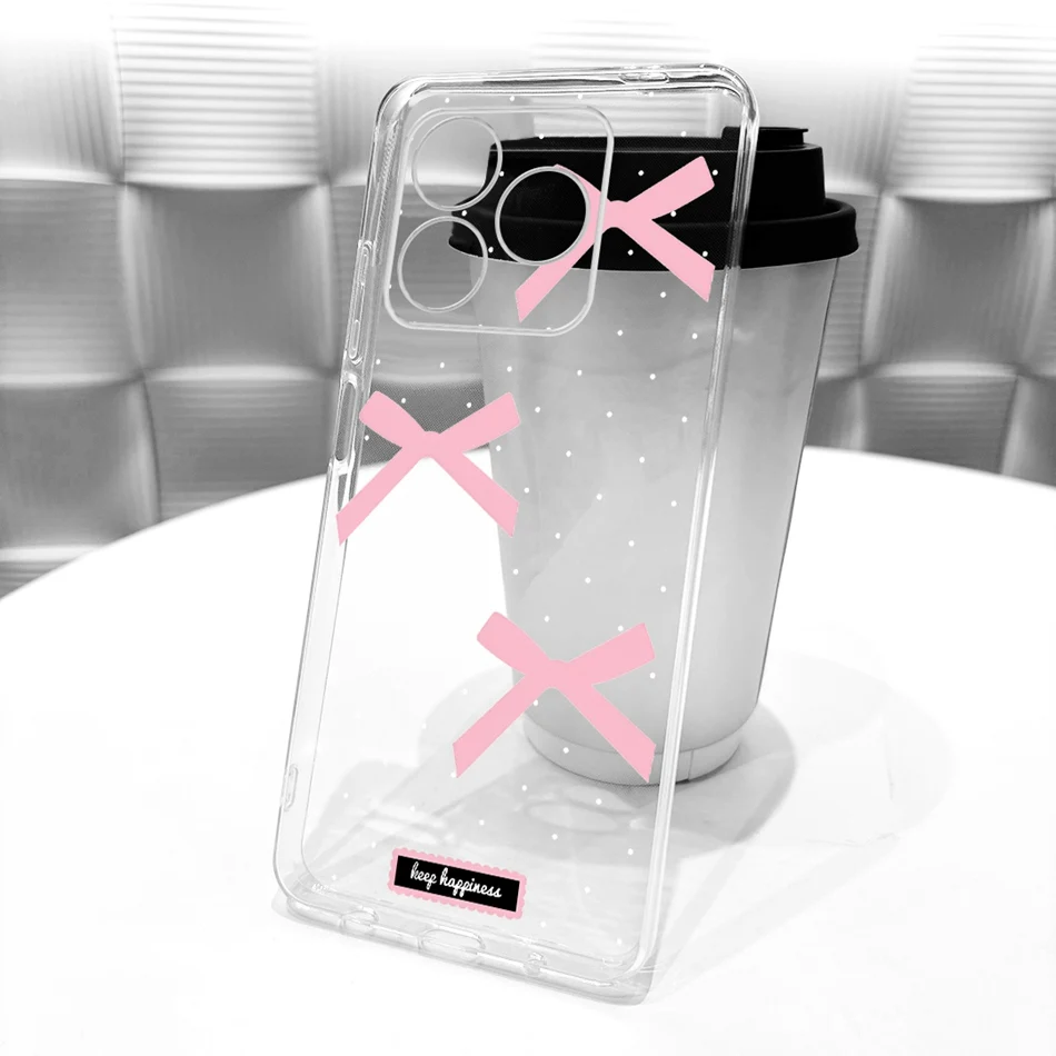 Enhanced Product Title: Sleek Transparent TPU Soft Silicone Phone Case