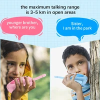 Mini Children Handheld Transceerver Long Range Walkie-Talkie Toys Outdoors Portable Barrier Free Communication Artifact Toy Gift 2