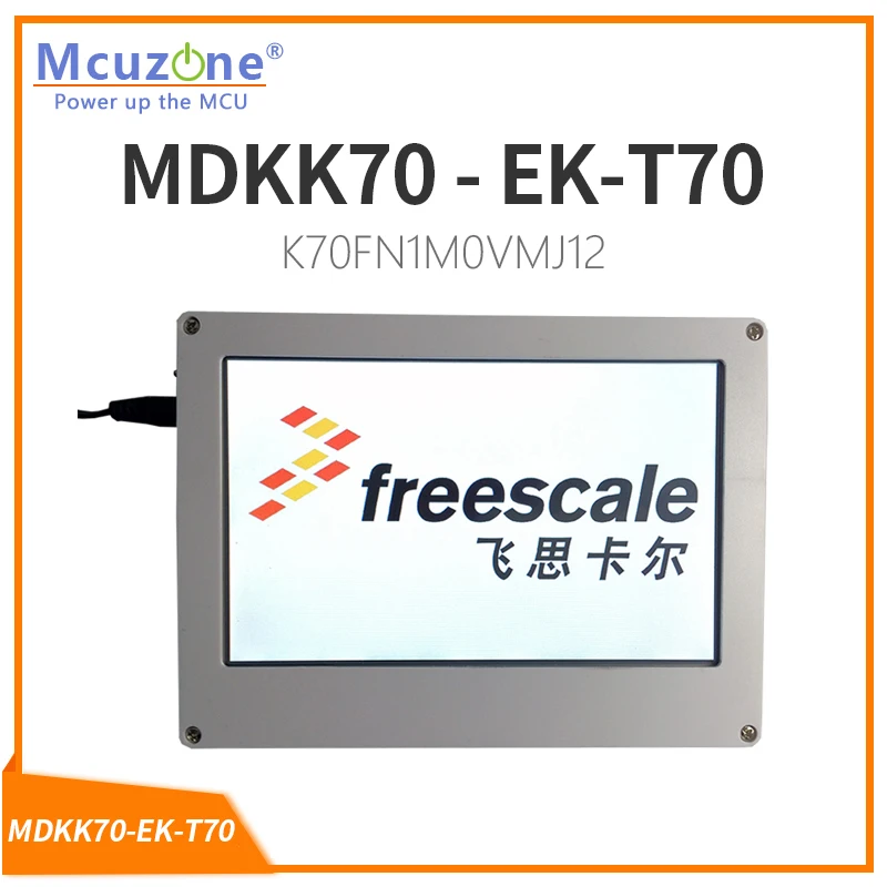 

Freescale Kinetis K70 based MDKK70-EK_T70 Development kit, 128MB DDR2, 256MB NAND, LCD, Ethernet, CAN, UARTx6, 16BitADC