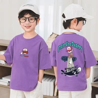 100% Cotton Summer Streetwear Clothing Children’s cartoon Print T shirt Boys or Girls Short Sleeve T-shirt Children’s Top