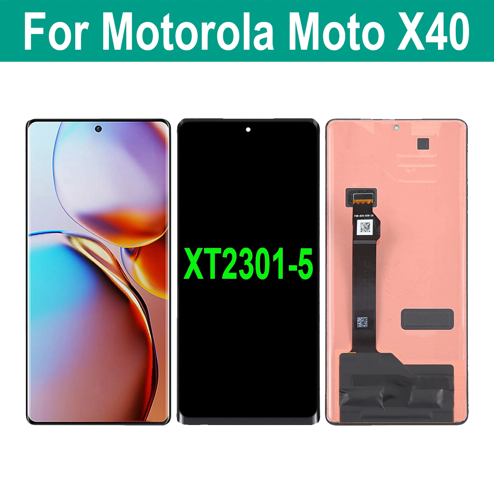 

6.7'' Original OLED For Motorola Moto X40 XT2301-5 LCD Display Touch Screen Digitizer Assembly