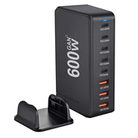 NEW 600W Gan Fast Charge 3.0 USB Type C Fast Charger Mobile 8-port 5C3A PD Charger  Convenient To Carry Tablet Charger - Image 3