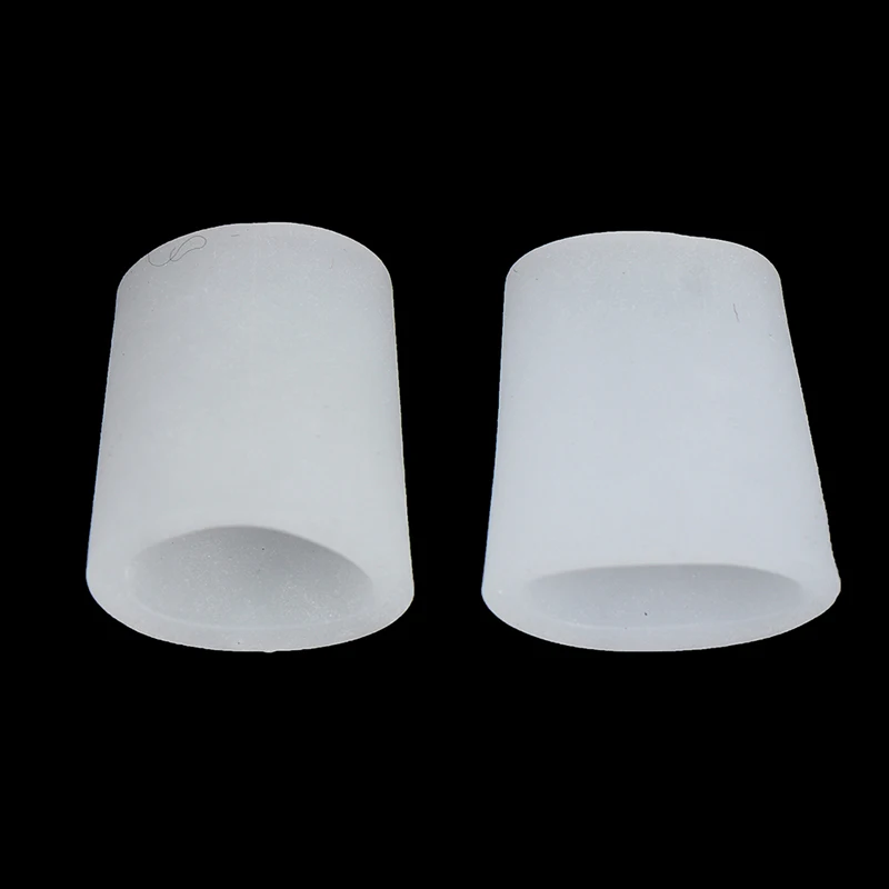 6pcs/lot Silicone Gel Little Toe Tube Corns Blisters Corrector Pinkie Protector Gel Bunion Toe Finger Protection Sleeve