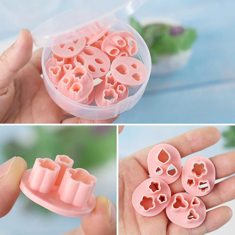 Flower Soft Clay Earring Molds Flower Combination Petals Leaves Polymer Clay Cutters Handmade Earrings Jewelry Making Tool 10pcs polymer clay tools clay sculpting tools clay craft tool silicone molds