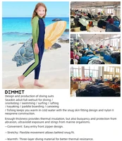 New Kids Wetsuit Neoprene 1.5mm/3mm Boys and Girls Thick Warm Scuba Diving Suit Underwater Free-diving Split Long Sleeve 3