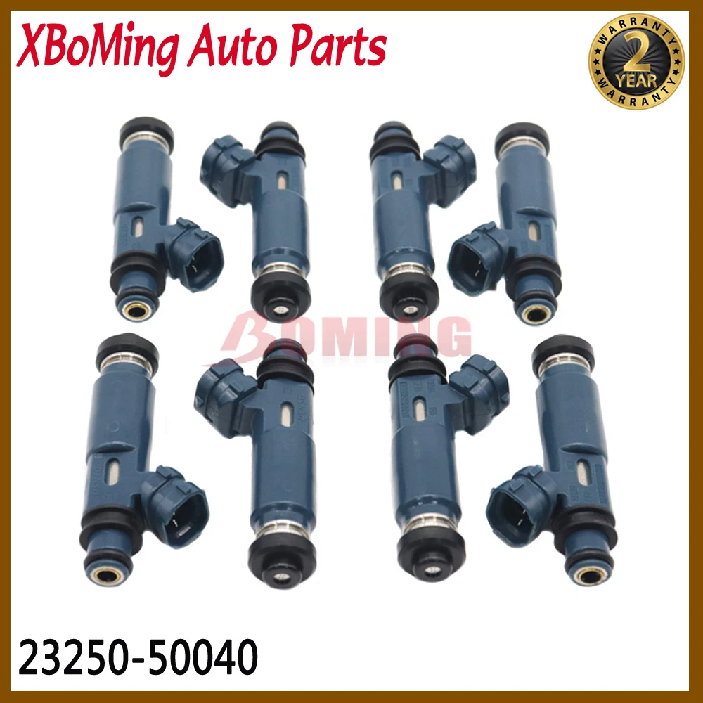 

23250-50040 8PCS New Fuel Injectors For Lexus GX470 LX470 For Toyota Land Cruiser 4Runner Sequoia Tundra 2000-2004 23250-46080