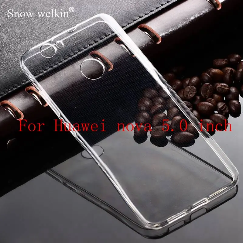 Snow Welkin Transparent Ultra Thin Silicone Soft TPU Phone Back Cover Case