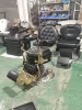 2024 New Arrival Very Beautiful Solid Wood Hand Black & Gold Shampoo Bowl Washing Salon Shampoo Chair 2