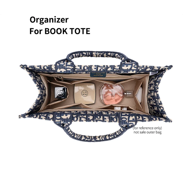 Organizador Interno de Bolsas de Mão de Cetim para Bolsa de Livro