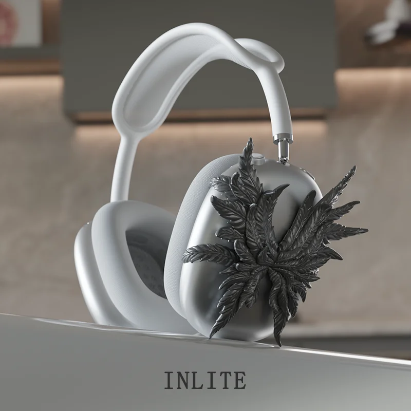 Wings AirPods Max Headphone Protective Cover Liquid Metal Silver