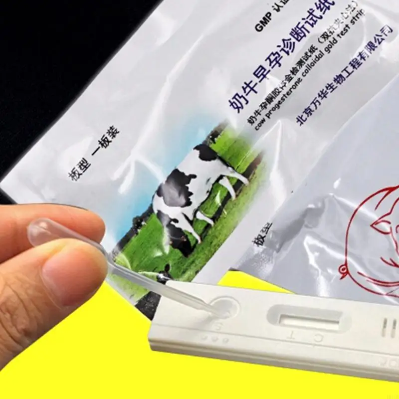 D84B Early Pregnancy Test Strip for Pig Cattle Livestock Farming Supplies Safety Pregnancy Test for Veterinary