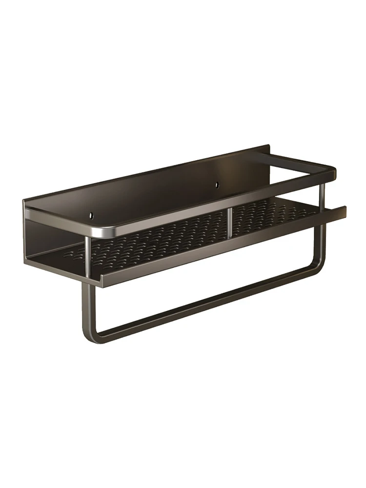 Bathroom Storage Rack Made Of Iron Non Perforated Wall Mounted Storage Rack Home Bathroom Storage Supplies 5