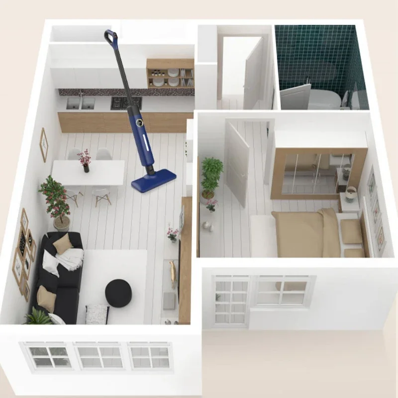 Steam Mop Multi-Functional Household High Temperature Cleaning Machine Hand-Held Mop Floor Washing Floor Cleaner Steam Cleaner 5