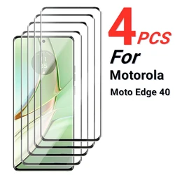 Premium 3D Curved Edge Tempered Glass Screen Protector - Pack of 2/4 - Moto Edge 40 (2PCS Tempered Glass)
