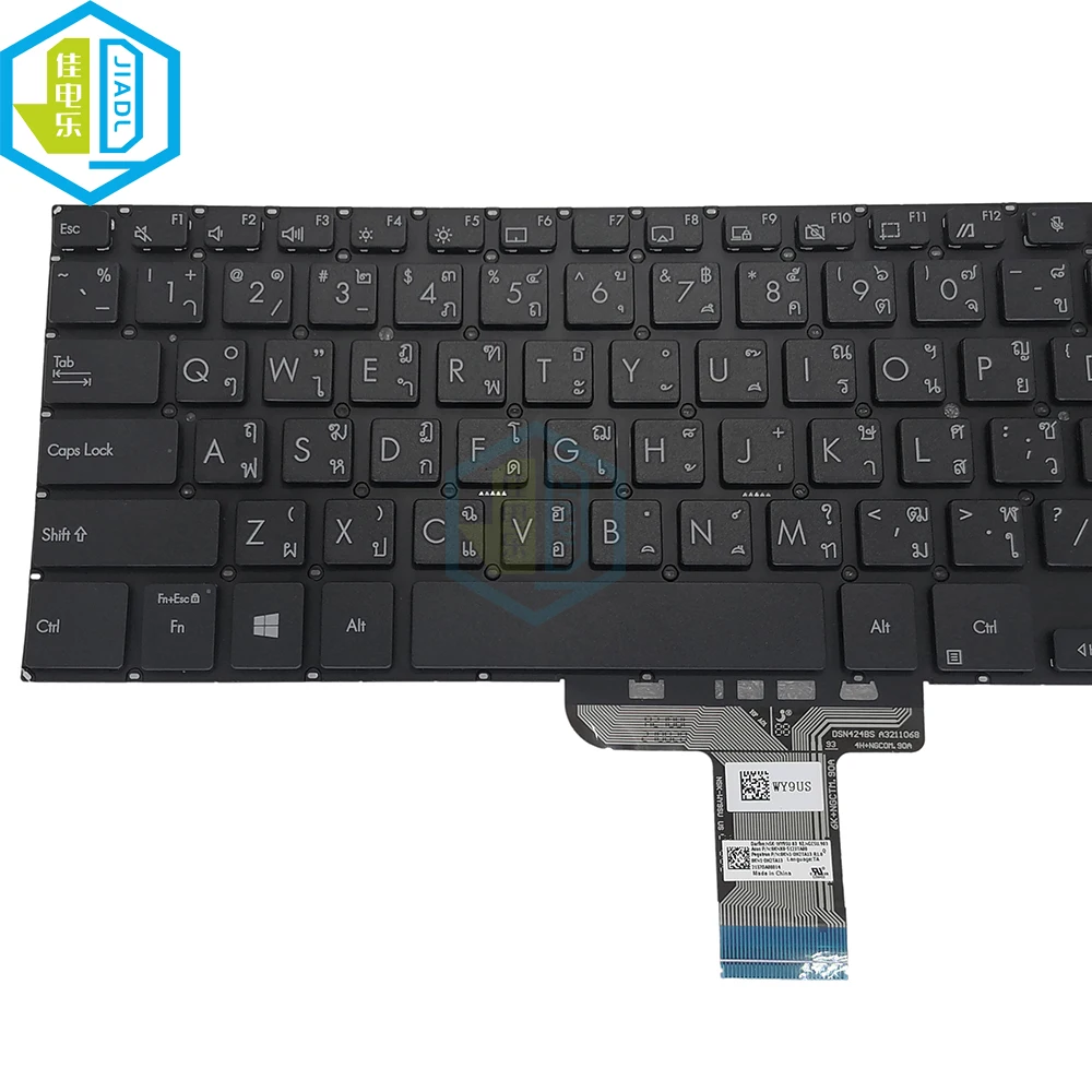 Thai Teclado do Portátil para Asus Expertbook b1 B1500 B1500cea Tailândia Russo Notebook Substituição Teclados S123ru00 S123ta00 ru - Imagem 3