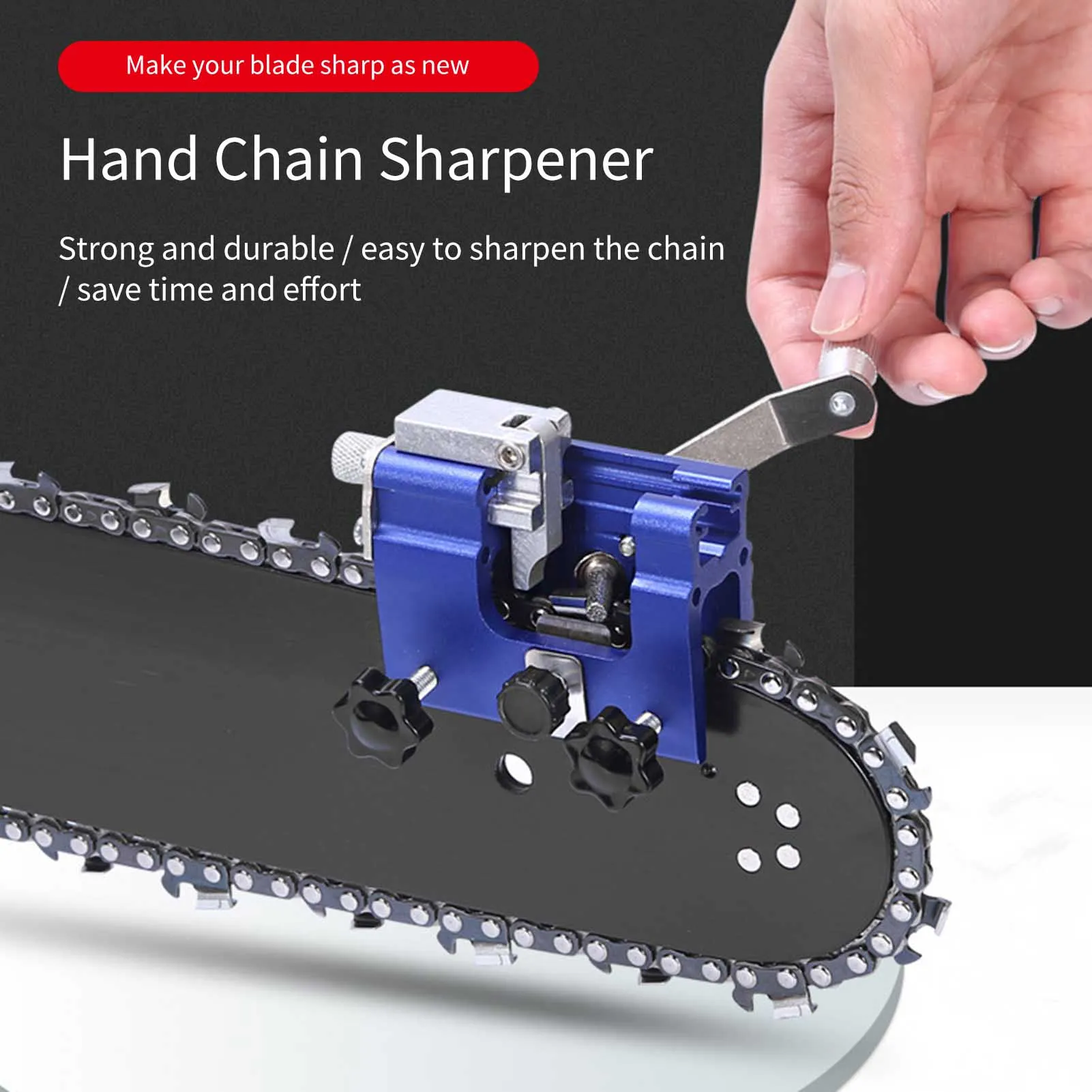 Portable Chainsaw Sharpener Jig Manual Chainsaw Chain Sharpening For