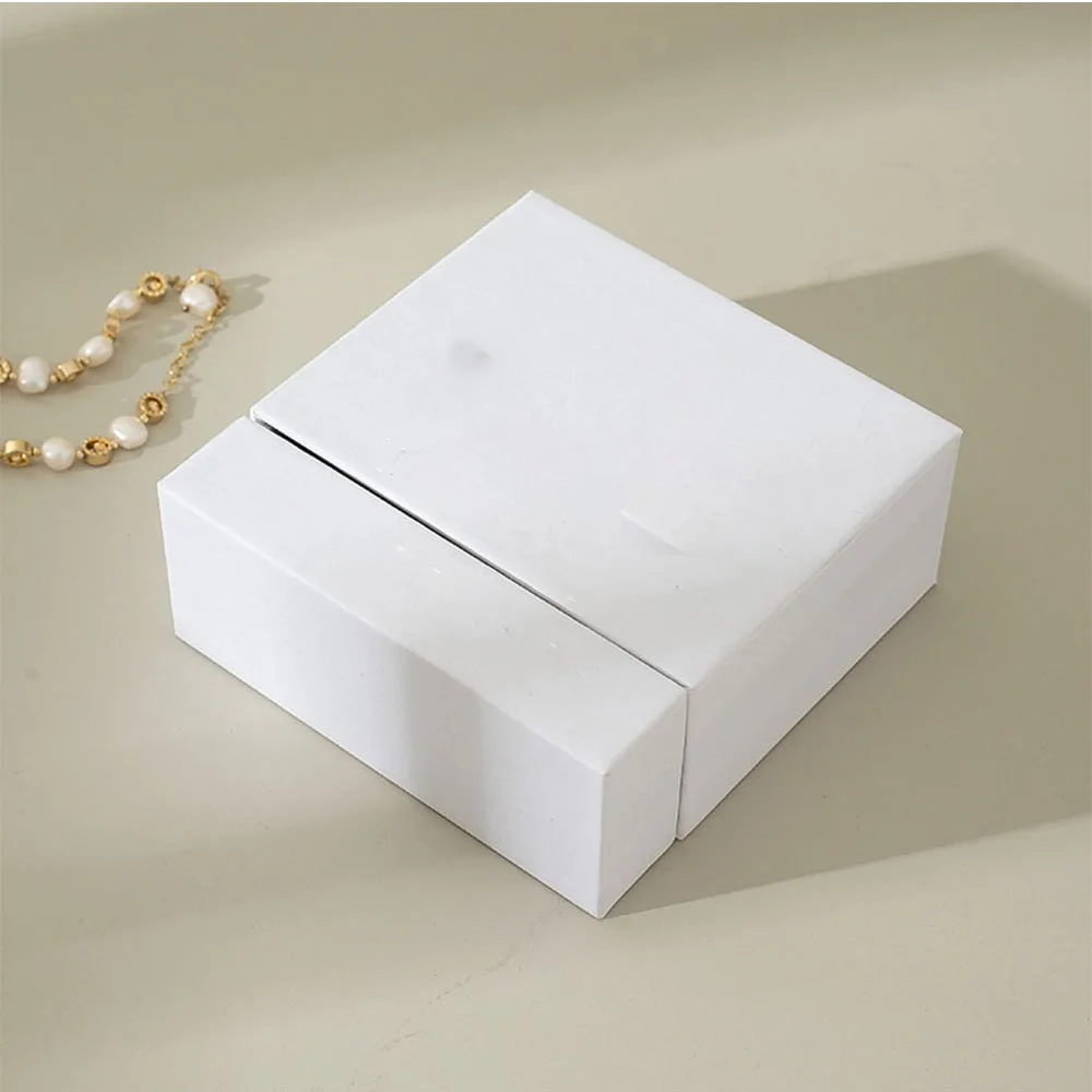 10pcs Fashion Drawer Style Jewelry Packaging  Box Fit Display Necklace Bracelets Case Antioxidant Gift Suspension Boxes