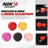 2Pcs/1Set NIKA Archery Stabilizer Bow Limbs Stabilizer Shock Recurve Bow Absorber Vibration Dampener Hunting Accessories 1