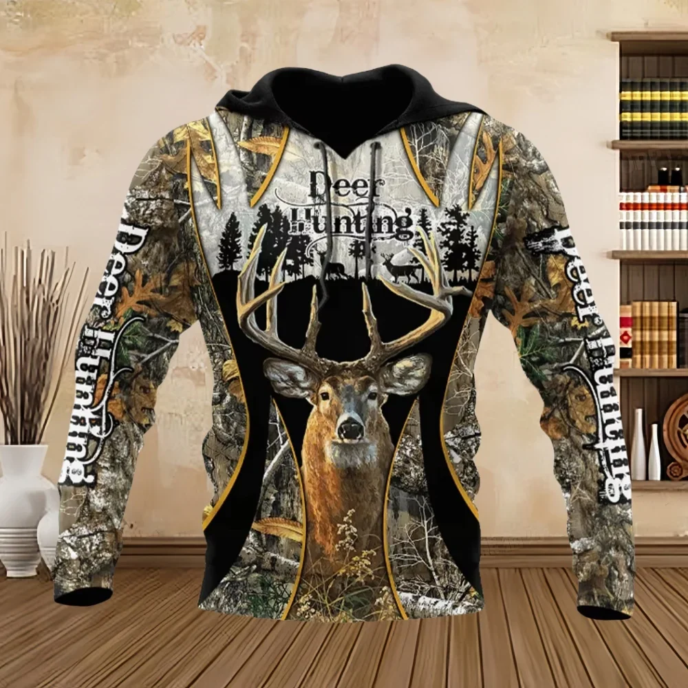 Men’s 3D Deer Hoodie 3