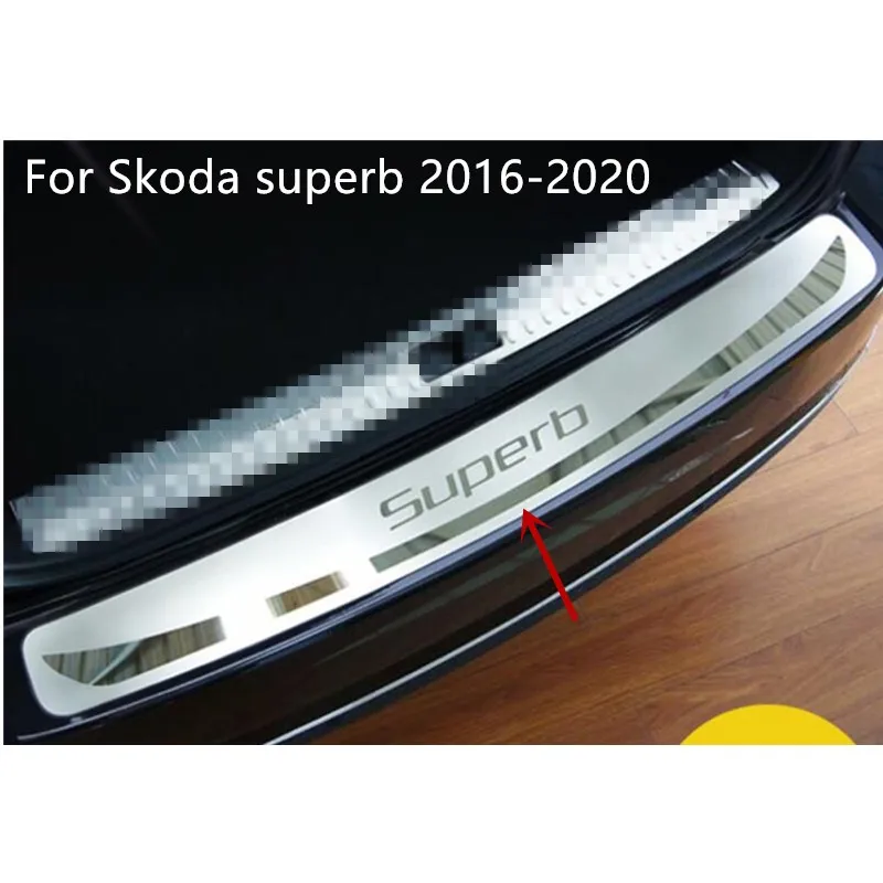 

1 шт., стальной протектор для заднего бампера Skoda superb 2016-2020