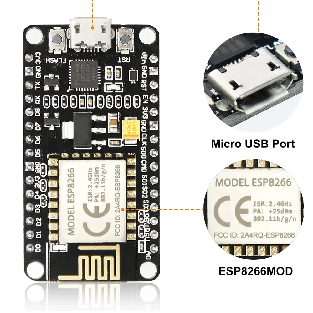 S85d3a9e0d6ff48198a2a8868181cb32dY ESP8266 zestaw ESP-12E płytka rozwojowa ESP8266 tabliczka zaciskowa GPIO 1 na 2 dla ESP8266 ESP-12E NodeMCU płytka rozwojowa