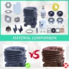 Chainsaw 41mm Cylinder Piston Kit For Poulan P3314 P3416 P3816 P3516PR With Spark Plug, Primer Bulb, Gasket Set, Carb Kit 4
