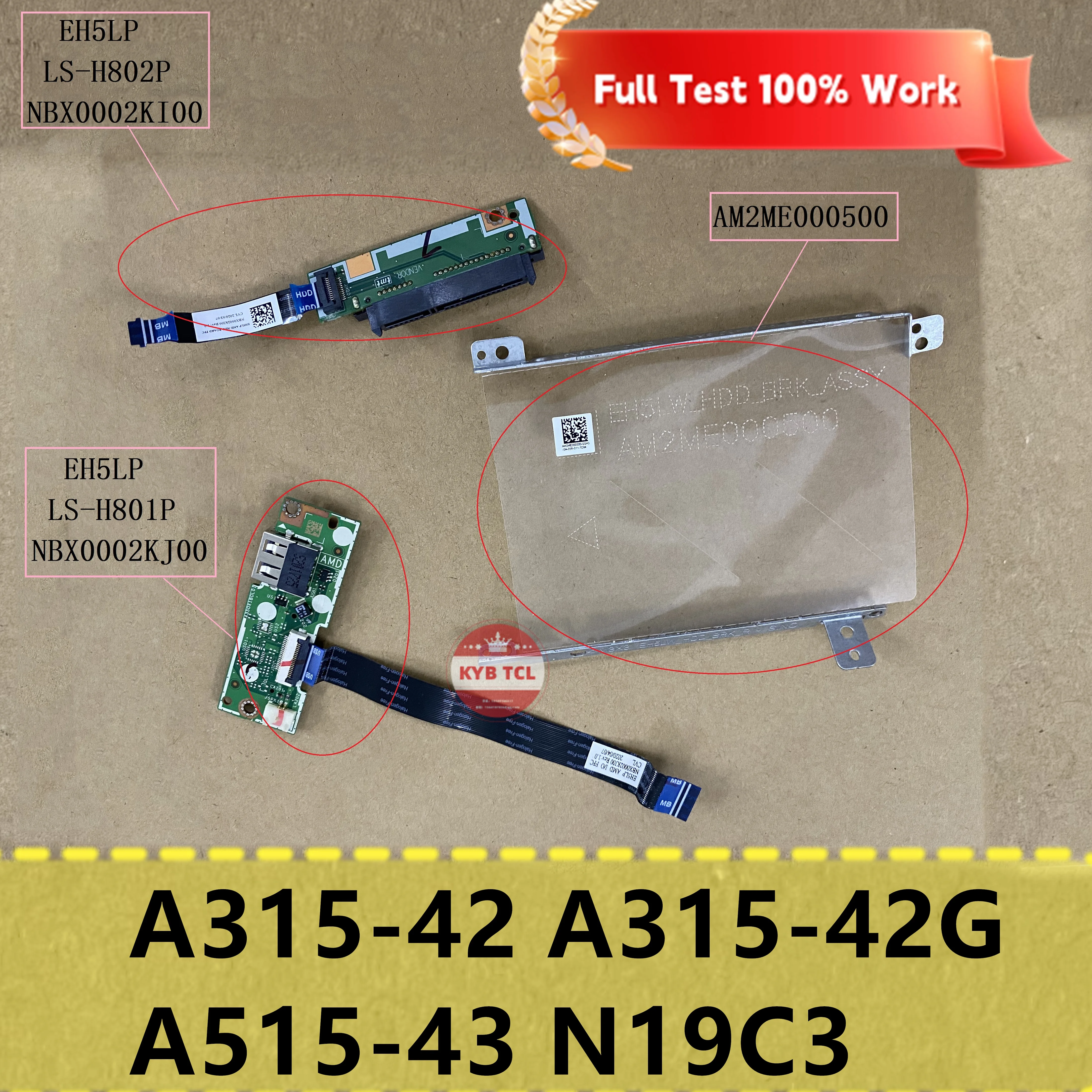 For-Acer-Aspire-5-A315-42-A515-43-N19C3-Laptop-HDD-Hard-Drive-Caddy-w ...
